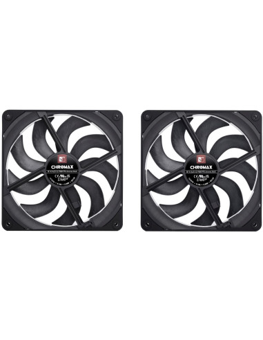 Noctua 140Mm Nf-A14X25 G2 Pwm Sx2 Pp Chromax.black Edition - Zestaw Dwóch Wentylatorów
