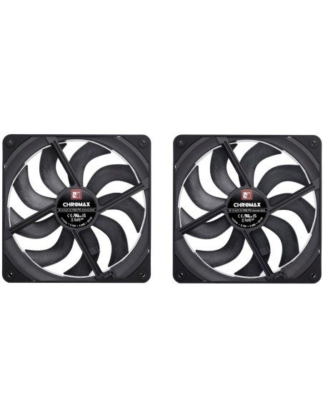 Noctua 140Mm Nf-A14X25 G2 Pwm Sx2 Pp Chromax.black Edition - Zestaw Dwóch Wentylatorów