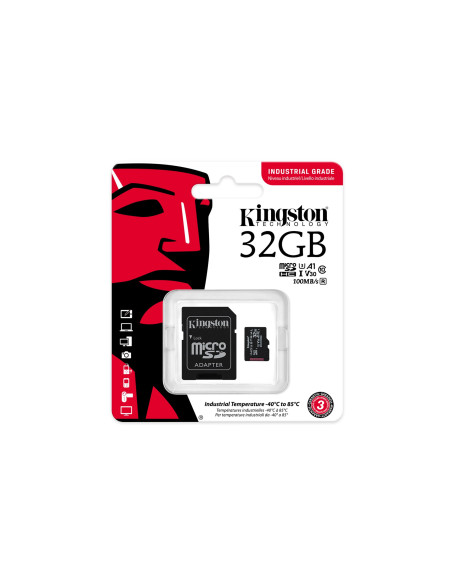 Kingston Technology Industrial 32 Gb Minisdhc Uhs-I Klasa 10