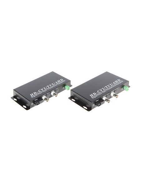 Światłowodowy Konwerter Wideo Ovh-2D/Sc 2X Video + Rs-485 Komplet Txrx
