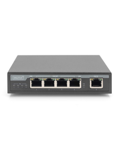 Digitus 4-Portowy Gigabit 4Ppoe Przedłużacz/Extender, 802.3At, 60 W