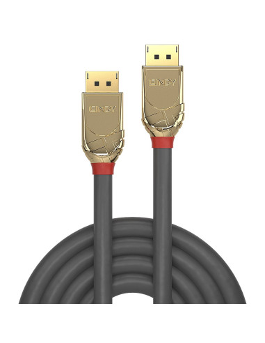 Lindy 36293 Kabel Displayport 3 M Złoto