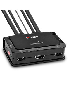 Lindy 42340 Przełącznik Kvm Czarny 2