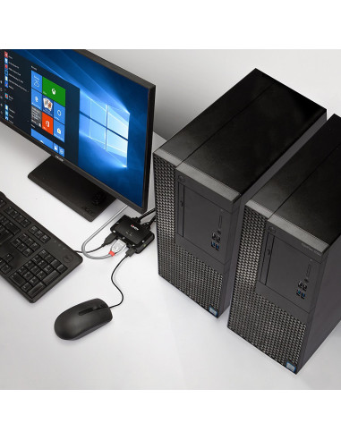 Lindy 42340 Przełącznik Kvm Czarny