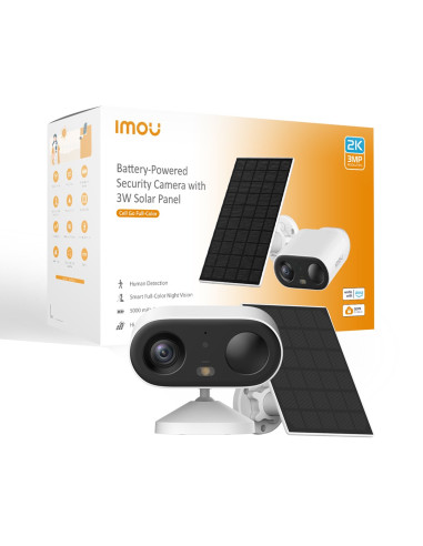 Imou Cell Go Full Color Kit Tubowa Kamera Bezpieczeństwa Ip Zewnętrzna 2304 X 1296 Px Sufit / Ściana