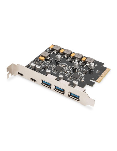 Digitus Karta Pcie 2 X Usb-C I 3 X Usb A