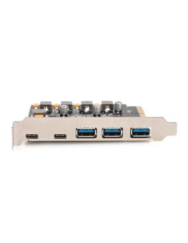 Digitus Karta Pcie 2 X Usb-C I 3 X Usb A