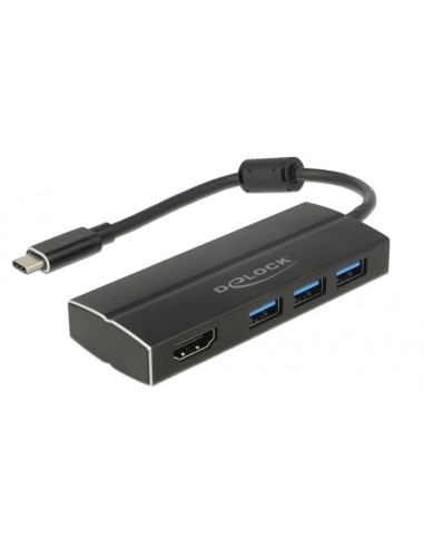 Delock 63931 Stacja Dokująca Usb 3.2 Gen 1 (3.1 Gen 1) Type-C Czarny