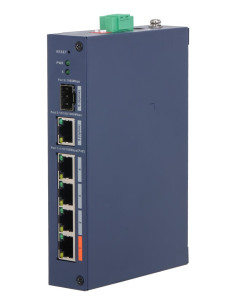 Dahua Technology Chs4106-4Et-60 Przełącznik Sieciowy Zarządzany L2 Fast Ethernet (10/100) Obsługa Poe Desktop Niebieski
