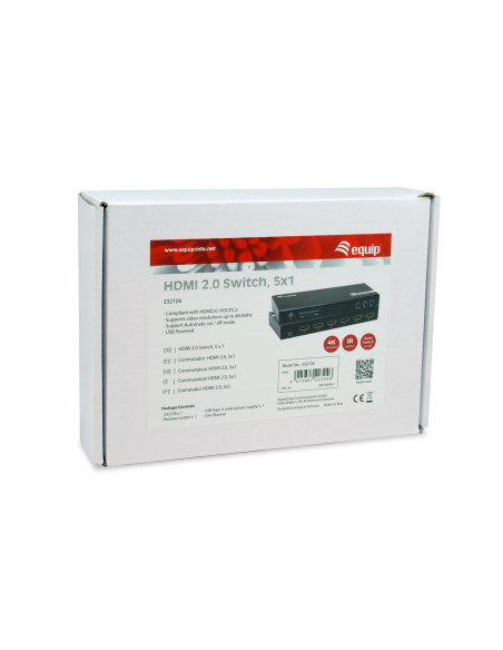 Equip 332726 Przełącznik Wideo Hdmi