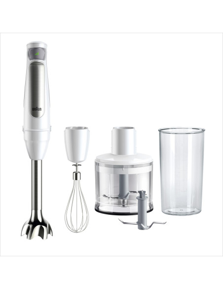 Braun Multiquick 7 Mq7035Iwh 0,6 L Blender Immersyjny 1000 W Stal Nierdzewna, Biały