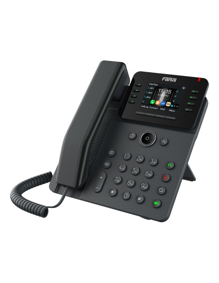 Fanvil V62W Telefon Voip Czarny 12 Linii Lcd