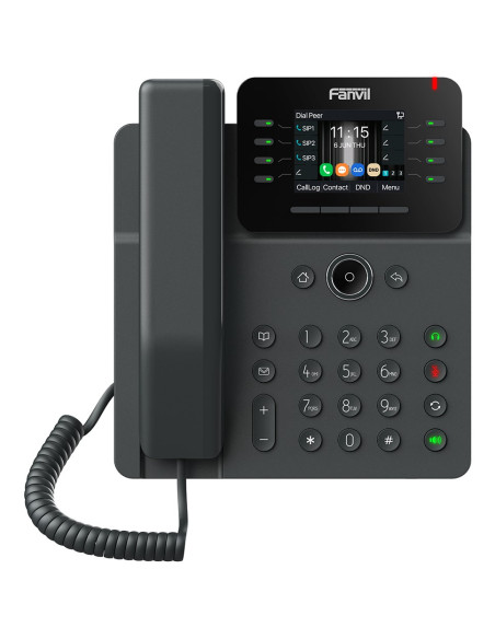 Fanvil V62W Telefon Voip Czarny 12 Linii Lcd