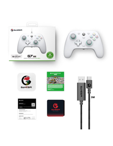 Gamesir G7 Se Biały Usb Gamepad Analogowa/Cyfrowa Xbox One, Xbox Series S, Xbox Series X