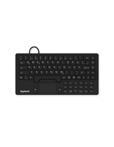 Keysonic Ksk-5031In (De) Klawiatura Uniwersalne Usb Qwertz Niemiecki Czarny