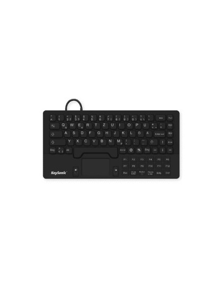 Keysonic Ksk-5031In (De) Klawiatura Uniwersalne Usb Qwertz Niemiecki Czarny