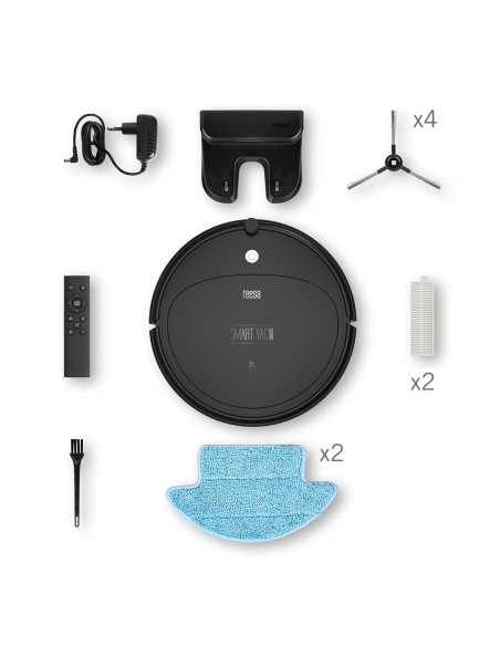 Teesa Smart Vac 2- Odkurzacz Automatyczny 0,35 L Tuya
