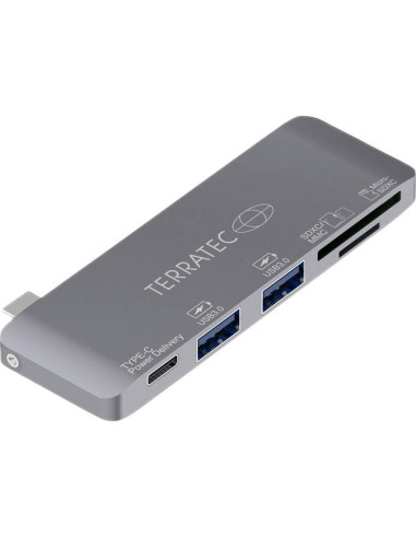 Terratec 283005 Stacja Dokująca Usb 3.2 Gen 1 (3.1 Gen 1) Type-C Szary