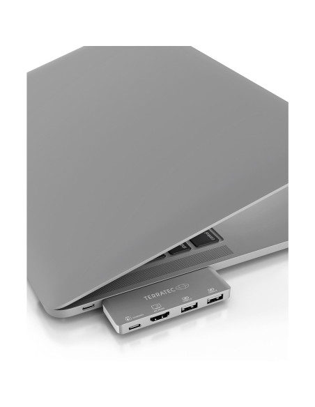 Terratec Connect C4 Usb 3.2 Gen 1 (3.1 Gen 1) Type-C Srebrny