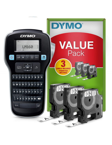 Dymo Labelmanager 160 Valuepack Drukarka Etykiet Termotransferowy 160 X 160 Dpi 12 Mm/S D1 Qwertz