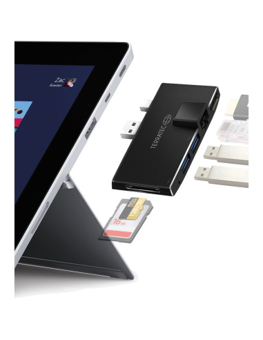 Terratec Connect Pro2 Przewodowa Usb 3.2 Gen 1 (3.1 Gen 1) Type-A Czarny