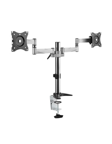 Logilink Bp0077 Uchwyt / Stojak Do Monitorów 68,6 Cm (27") Biurko Czarny, Stal Nierdzewna