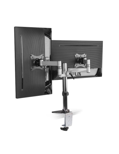 Logilink Bp0077 Uchwyt / Stojak Do Monitorów 68,6 Cm (27") Biurko Czarny, Stal Nierdzewna