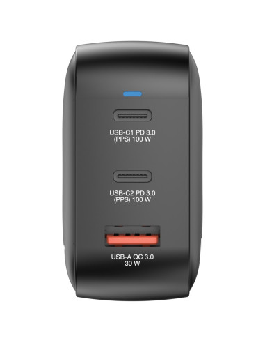 Verbatim Gan Charger 100W Uniwersalne Czarny Prąd Przemienny Szybkie Ładowanie Wewnętrzna