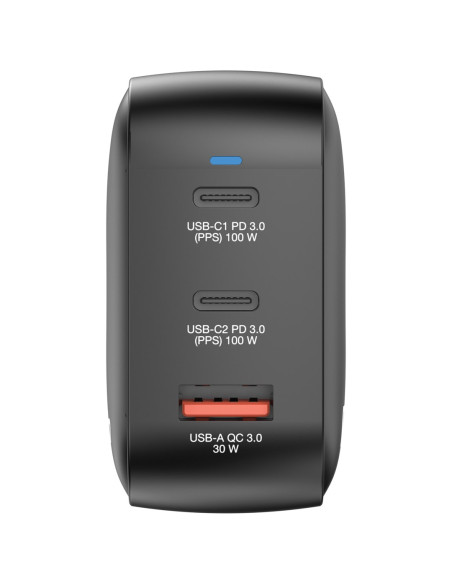 Verbatim Gan Charger 100W Uniwersalne Czarny Prąd Przemienny Szybkie Ładowanie Wewnętrzna