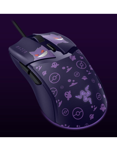 Razer Cobra Gengar Edition Myszka Gaming Po Prawej Stronie Usb Typu-A Optyczny 8500 Dpi