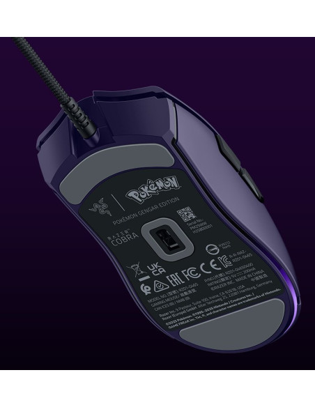 Razer Cobra Gengar Edition Myszka Gaming Po Prawej Stronie Usb Typu-A Optyczny 8500 Dpi