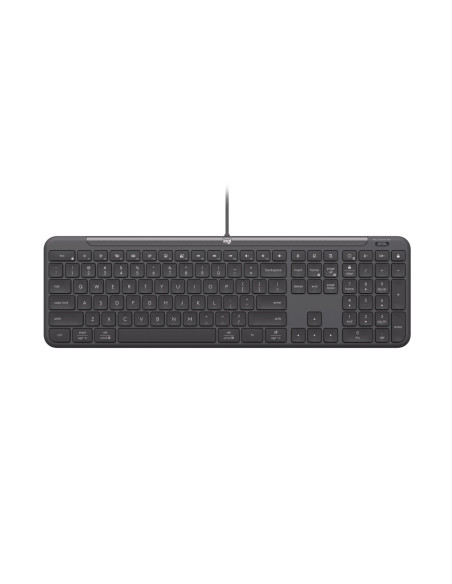 Logitech Signature Slim Wired K620 For Business Klawiatura Uniwersalne Usb Qwertz Niemiecki Grafitowy