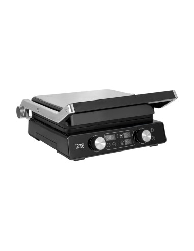 Grill Elektryczny Teesa , Panini Grill , Opiekacz, 3 Pozycje , Wyjmowane Wkłady, 2000W