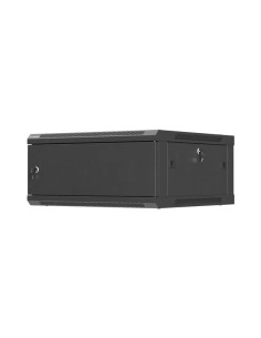 Lanberg Szafa Instalacyjna Rack Wisząca 19" 4U 600X600 Czarna Drzwi Metalowe (Flat Pack) 2