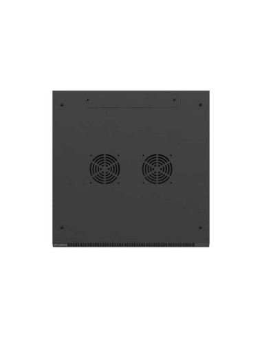 Lanberg Szafa Instalacyjna Rack Wisząca 19" 4U 600X600 Czarna Drzwi Metalowe (Flat Pack)