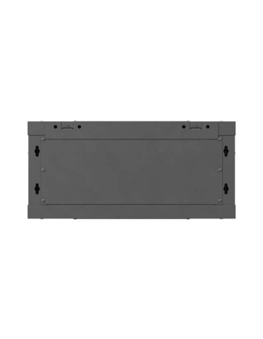 Lanberg Szafa Instalacyjna Rack Wisząca 19" 4U 600X600 Czarna Drzwi Metalowe (Flat Pack)