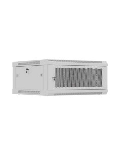 Lanberg Szafa Instalacyjna Rack Wisząca 19" 4U 600X600 Szara Drzwi Perforowane (Flat Pack)