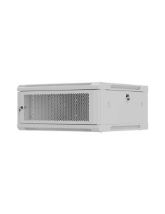 Lanberg Szafa Instalacyjna Rack Wisząca 19" 4U 600X600 Szara Drzwi Perforowane (Flat Pack) 2