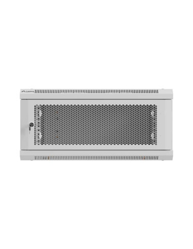 Lanberg Szafa Instalacyjna Rack Wisząca 19" 4U 600X600 Szara Drzwi Perforowane (Flat Pack)