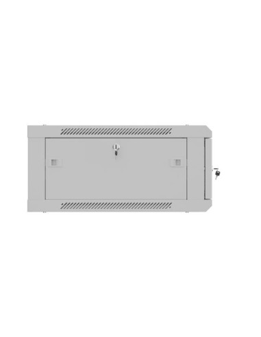 Lanberg Szafa Instalacyjna Rack Wisząca 19" 4U 600X600 Szara Drzwi Perforowane (Flat Pack)