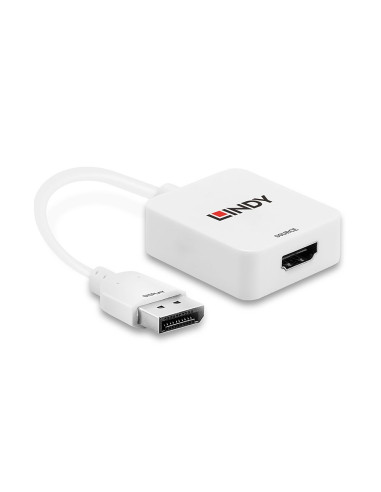 Lindy 38146 Adapter Kablowy Hdmi Typu A (Standard) Displayport Biały