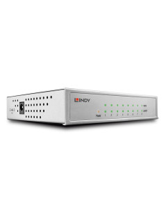 Lindy 25045 Przełącznik Sieciowy Zarządzany Gigabit Ethernet (10/100/1000) Obsługa Poe Srebrny