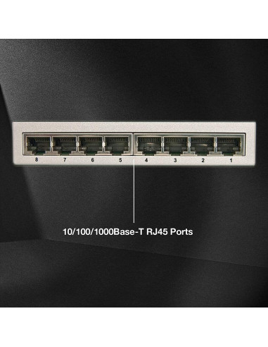 Lindy 25045 Przełącznik Sieciowy Zarządzany Gigabit Ethernet (10/100/1000) Obsługa Poe Srebrny