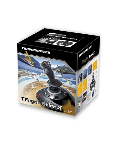Thrustmaster T.flight Stick X Czarny, Czerwony, Srebrny Usb Joystick Analogowy Pc, Playstation 3