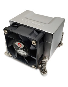 Inter-Tech Q-5 Procesor Radiator 6 Cm Czarny, Srebrny 1 Szt.