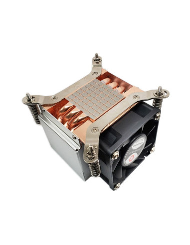 Inter-Tech Q-5 Procesor Radiator 6 Cm Czarny, Srebrny 1 Szt.