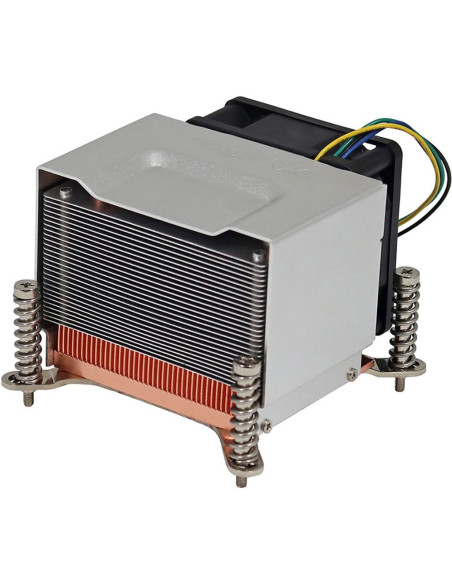 Inter-Tech Q-5 Procesor Radiator 6 Cm Czarny, Srebrny 1 Szt.