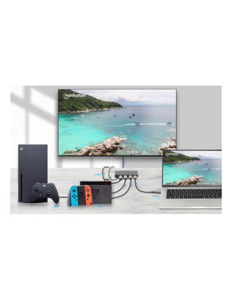 Manhattan 208222 Przełącznik Wideo Hdmi