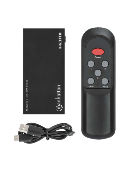 Manhattan 208222 Przełącznik Wideo Hdmi