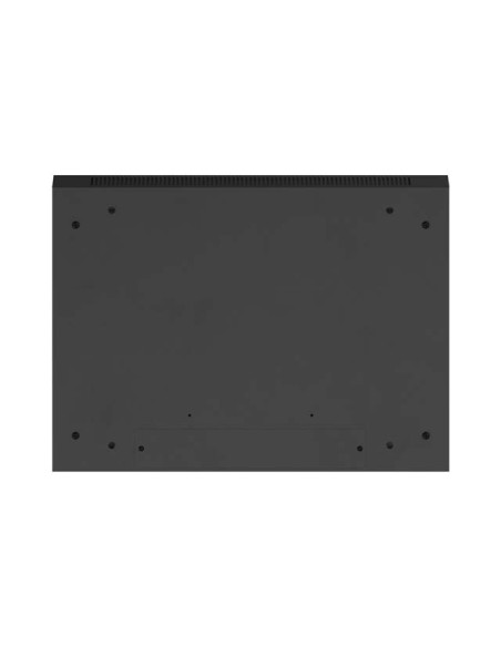 Lanberg Szafa Instalacyjna Rack Wisząca 19" 4U 600X450 Czarna Drzwi Metalowe (Flat Pack)